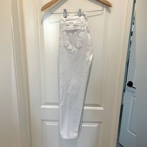 White Jeans with ripped knees